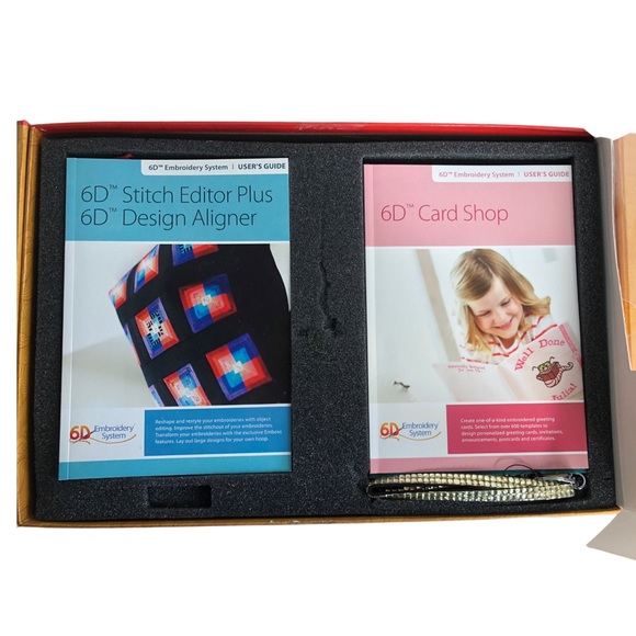 Husqvarna Viking 6D Premier Digitizing Embroidery System 10 Manuals Windows 7/8 - Picture 4 of 14